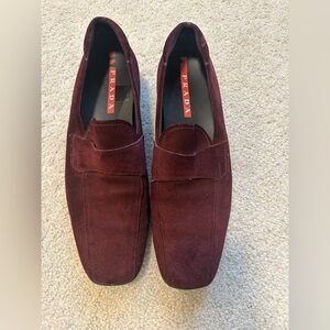 Prada Burgundy Loafers